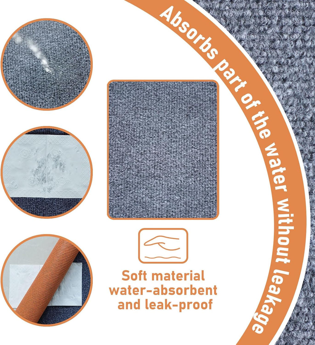 Rlinjyh non-slip rubber backing detail for dog crate mat