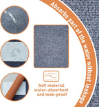 Rlinjyh non-slip rubber backing detail for dog crate mat