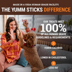Variety pack beef chicken pork and turkey dog treats