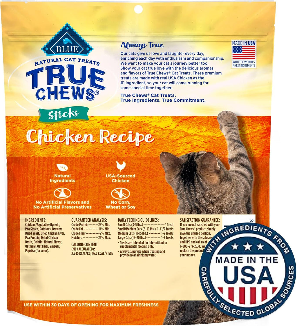 Blue Buffalo True Chews Sticks packaging details