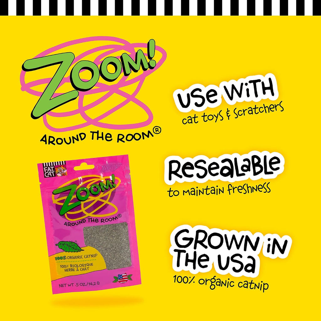 Pink resealable pouch showing label details and branding