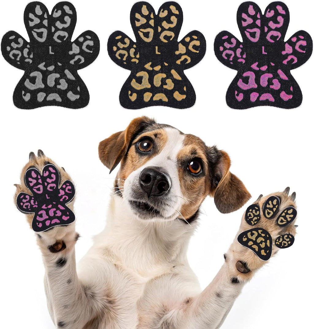 KOOLTAIL Dog Paw Protector Pads for Hot Pavement, Anti-Slip Grips Traction for Senior Dogs on Hardwood Floors,36 pcs Dog Feet Stickers with Stronger Adhesive, Pet Shoes Booties Socks Replacement,XL - Image 10