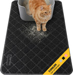 Conlun Cat Litter Mat Litter Trapping Mat, Premium Durable PVC Grid Mesh with Scatter Control, Non-slip, Less Waste Cat Litter Box Mat, Soft on Kitty's Paws, Urine Waterproof, 24" x 17" Grey - Image 13