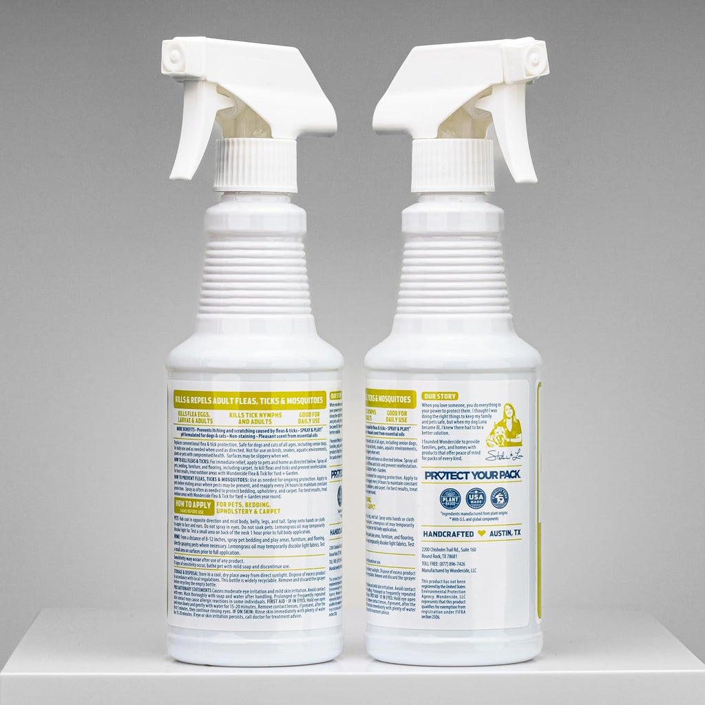 Wondercide natural lemongrass pest spray bottle
