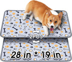 Hompet Dog Grass Pad with Tray Large, 41"x27", 2 Reusable Artificial Turf for Dogs Potty, Waterproof Non-Slip Washable Pee Pads, Quickly Absorbency Portable Dog Litter Box for Indoor/Outdoor Use - Image 14
