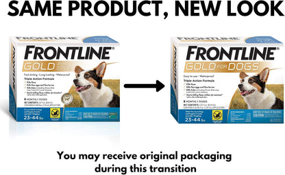 Waterproof monthly flea drops for medium sized puppies and dogs