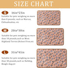 Soft fleece pet blanket set for small dogs and cats covering a couch