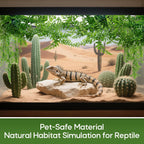 Rainflow artificial greenery foliage for reptile habitat decoration
