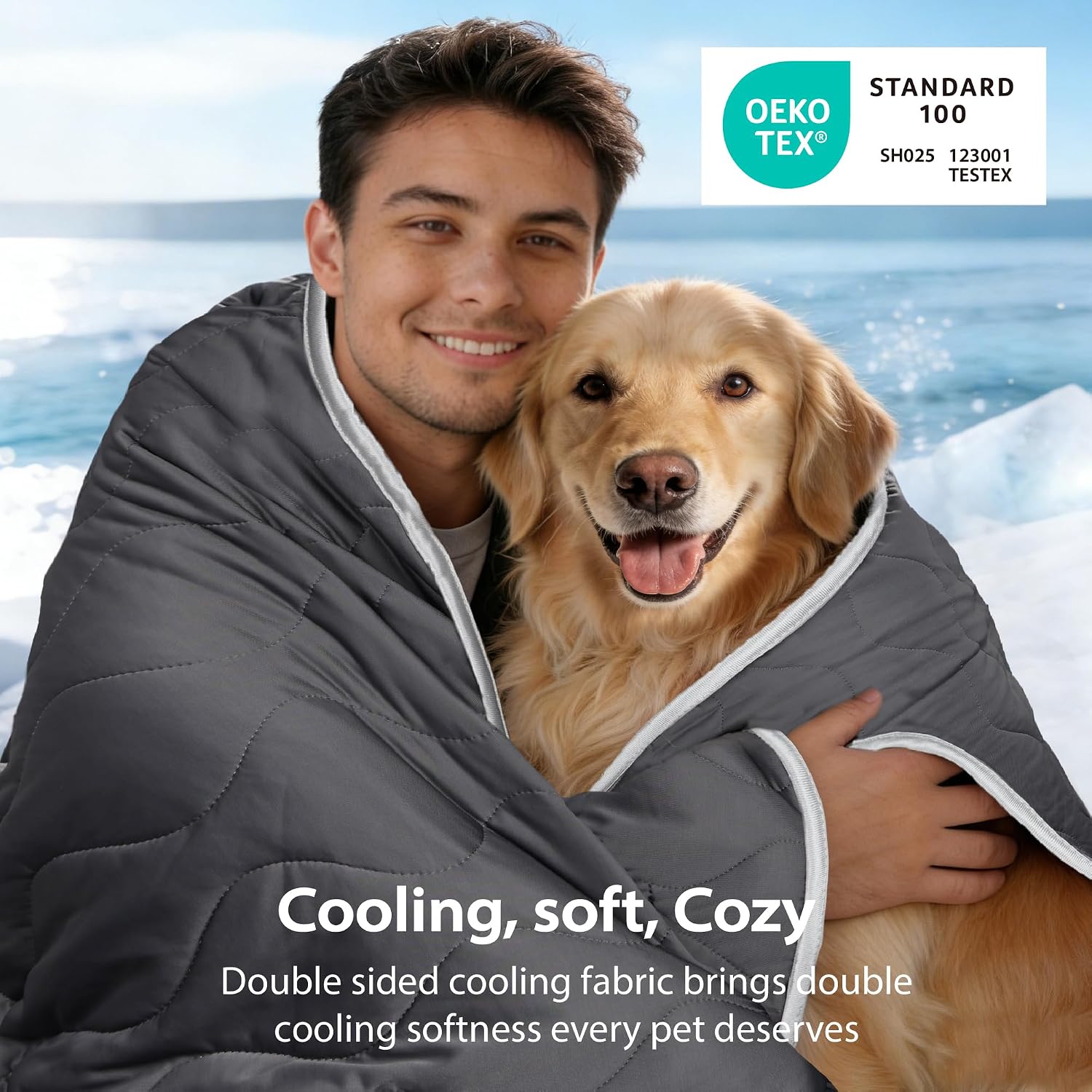 ZAKAPAWS breathable cat cooling mat anti slip backing demonstration