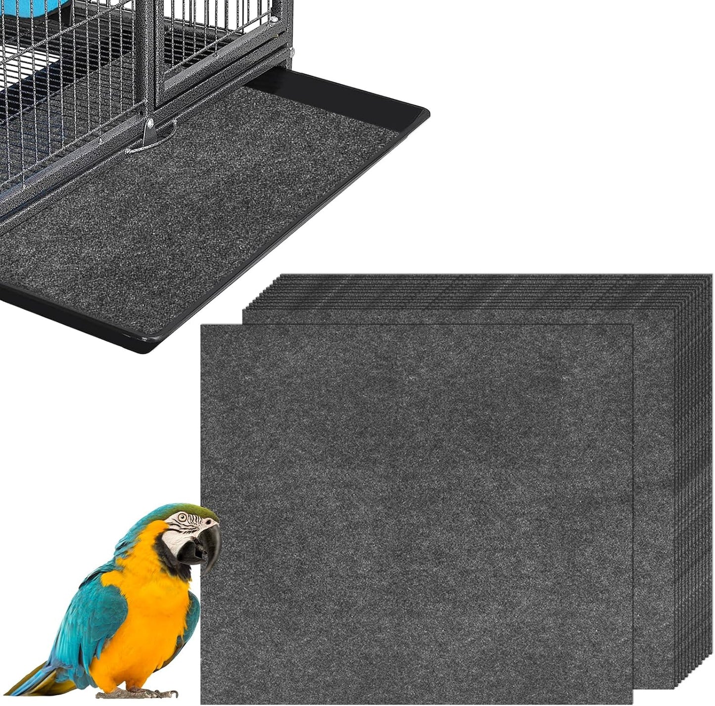 Tababao disposable bird cage liners 30 pack front view