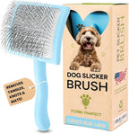 Slicker Brush for Dogs - Long Pin for Poodles, Doodles & Long Haired Dogs, Deshedding & Dematting Tool, Slicker Dog Brushes for Grooming (Coral, Flat Large) - Image 11