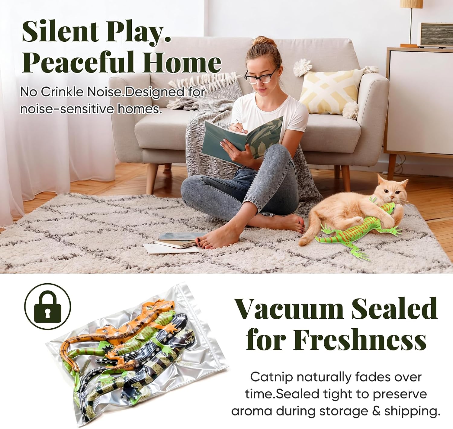 Interactive CiyvoLyeen cat toys for teeth cleaning