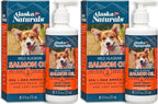 Alaska Naturals Wild Alaskan Salmon Fish Oil Supplement for Dogs Skin and Coat with EPA DHA Omega 3 Fatty Acids Liquid Food Topper 32 oz. - Image 12