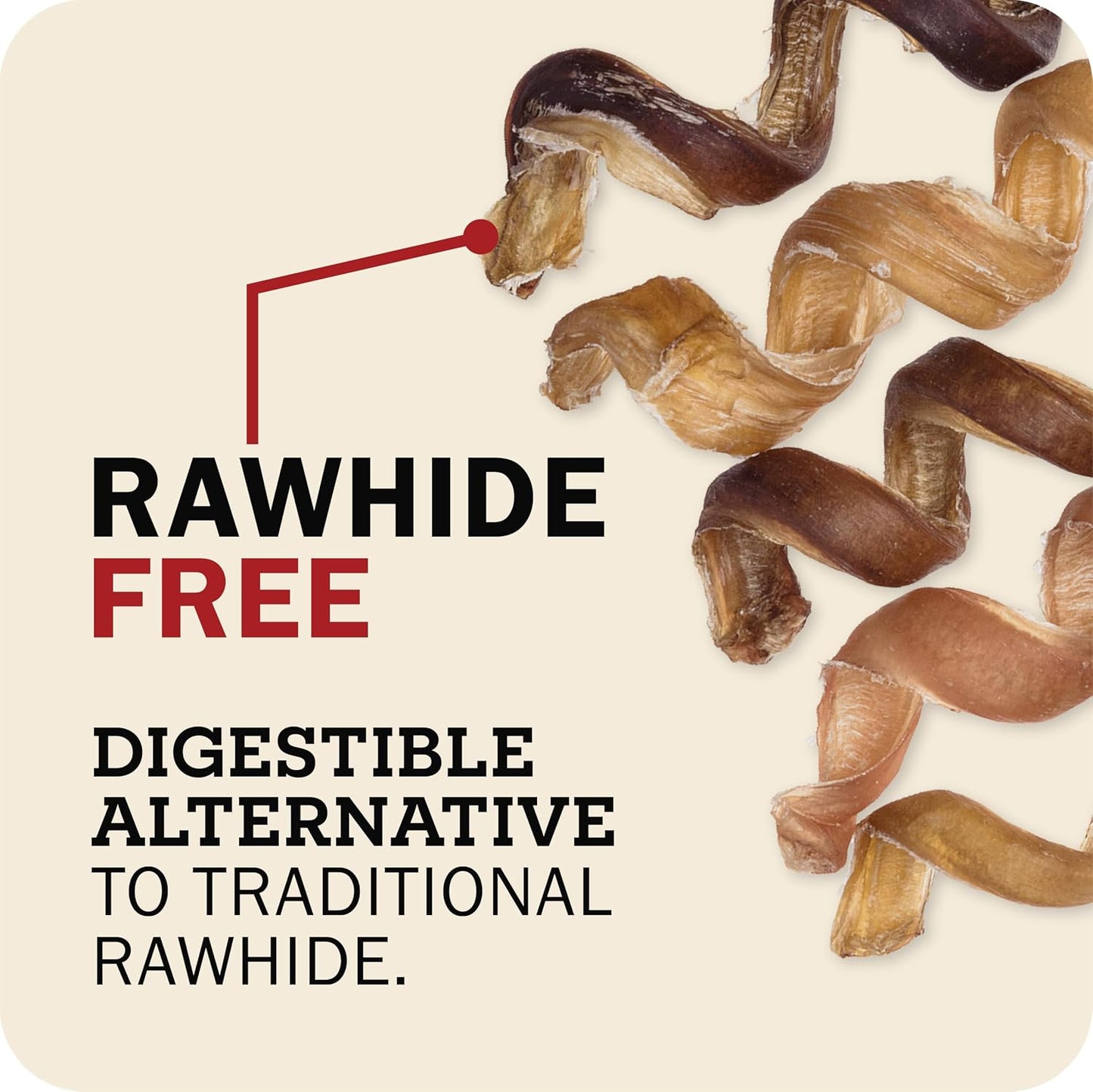 Redbarn Bully Spring Dog Chews 4"-6" 3-Count- 100% Natural Single Ingredient Beef Pizzle Spiral Sticks for Medium to Large Dogs - Rawhide Free Long Lasting Dental Chews - Image 9