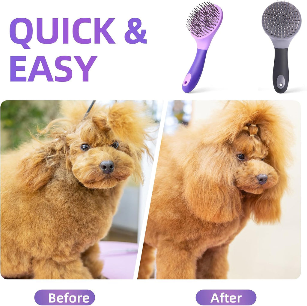 Uylkm equine mane comb grooming tool in gray color