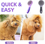 Uylkm equine mane comb grooming tool in gray color