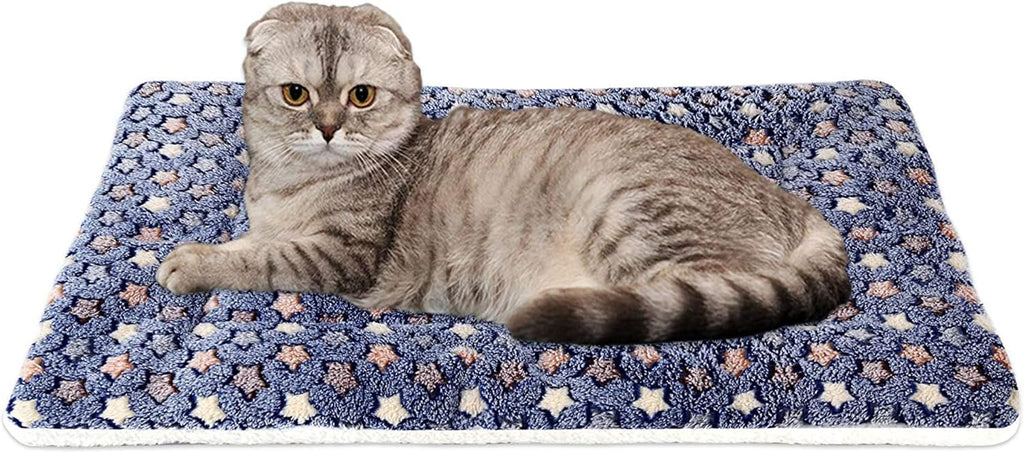 FJWYSANGU Pet Blanket Premium Fluffy Flannel Cushion Soft and Warm Mat for Dogs Cats(Star/Pink,Large) - Image 10
