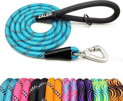 ZALER Long Dog Leash, 50 feet 30ft 20ft 15ft 10ft Dog Training Lead, Heavy Duty Reflective Check Cord Recall Leash for Dogs Training, Playing, Camping, or Backyard (20FT, Black) - Image 15