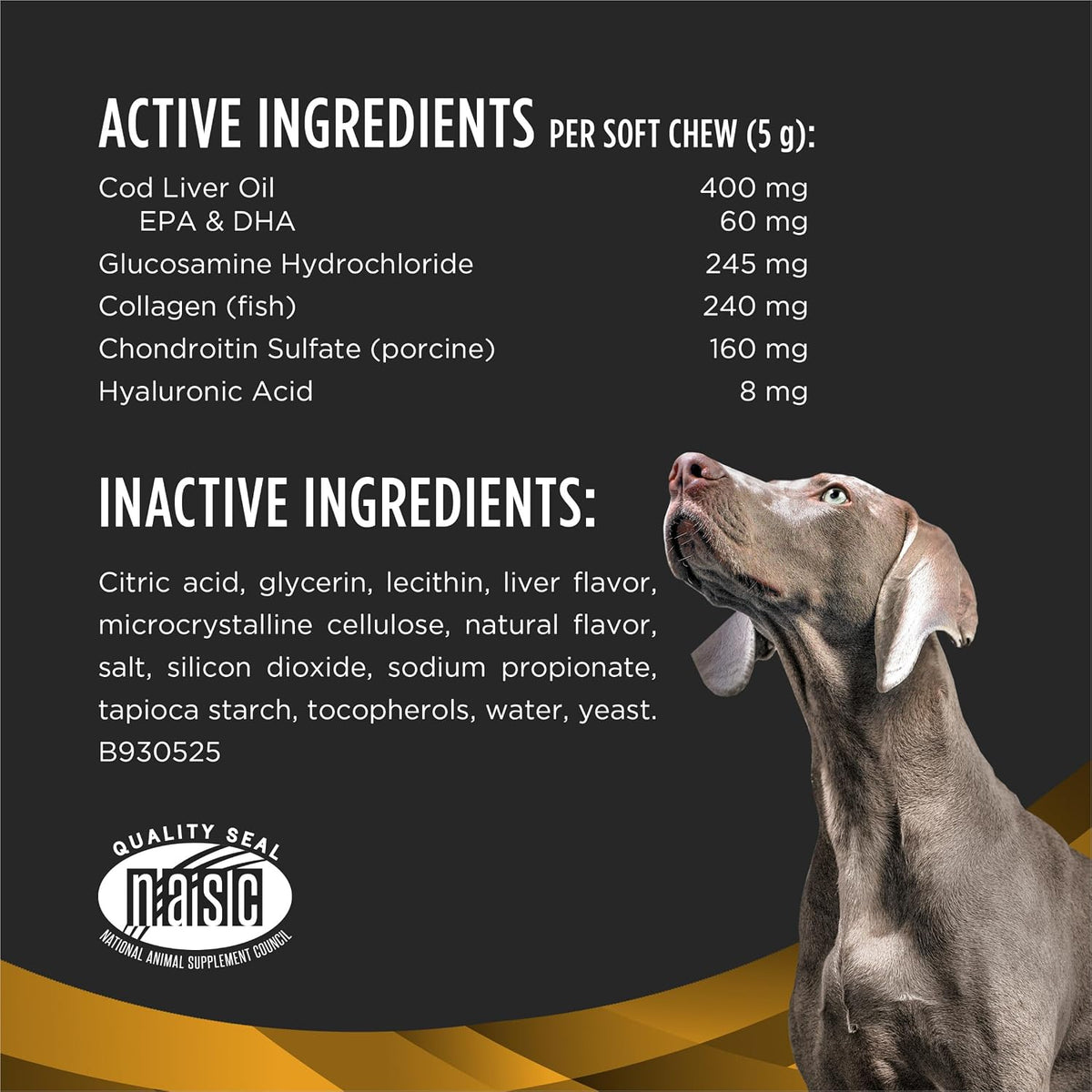 Authentic USA sourced Purina Pro Plan dog joint health soft chews for large breeds.