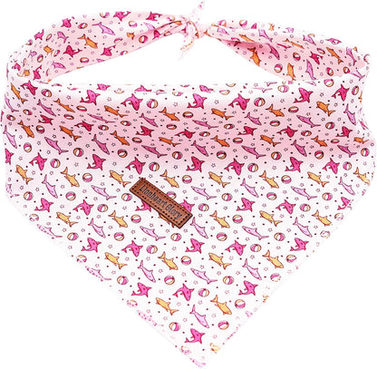 Lionheart Glory soft washable festive dog scarf spread flat