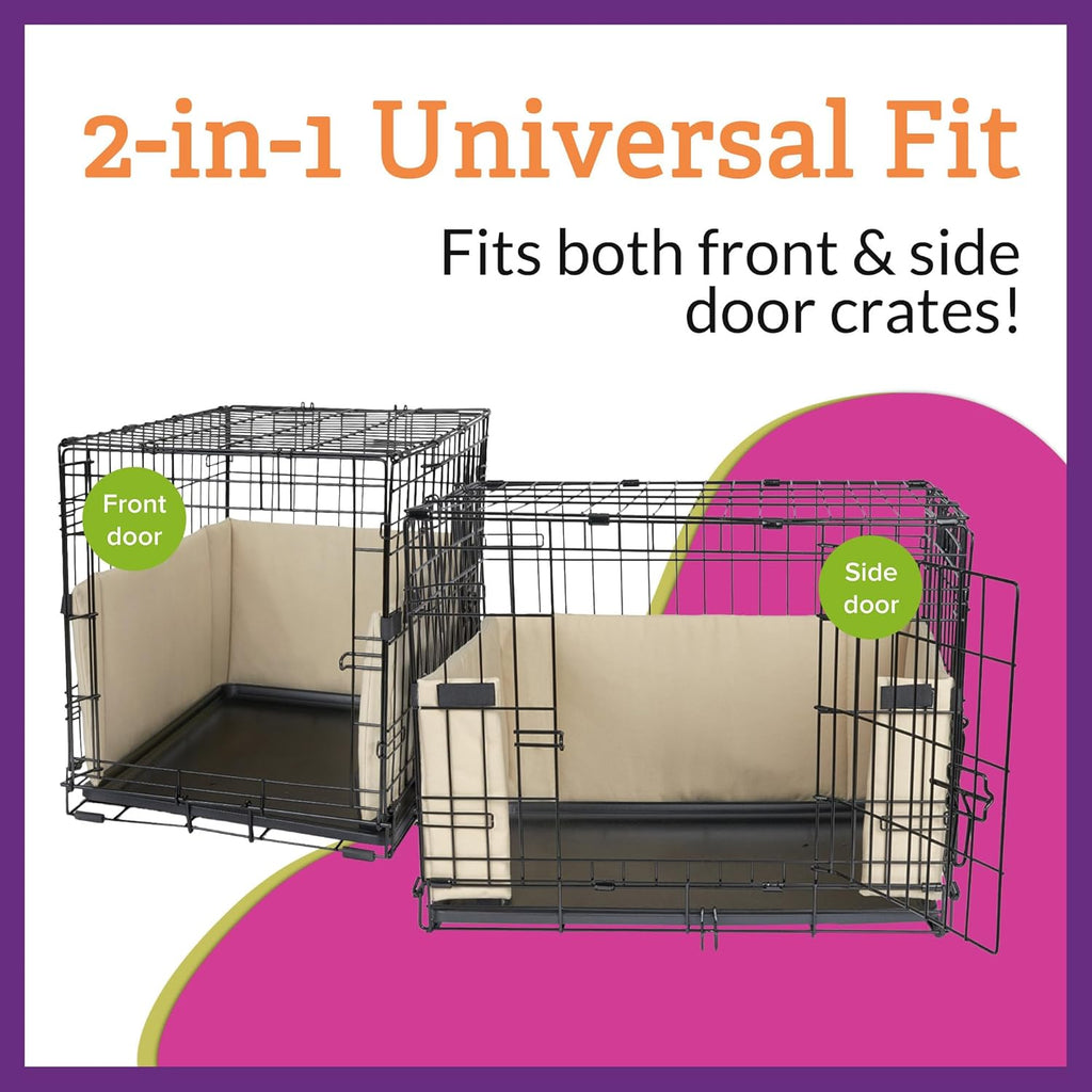 Close up of Pet Dreams crate bumper padding texture