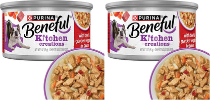Purina Beneful Kitchen Creations With Beef, Chicken, or Lamb Wet Dog Food Variety Pack - (Pack of 30) 3 oz. Cans - Image 14