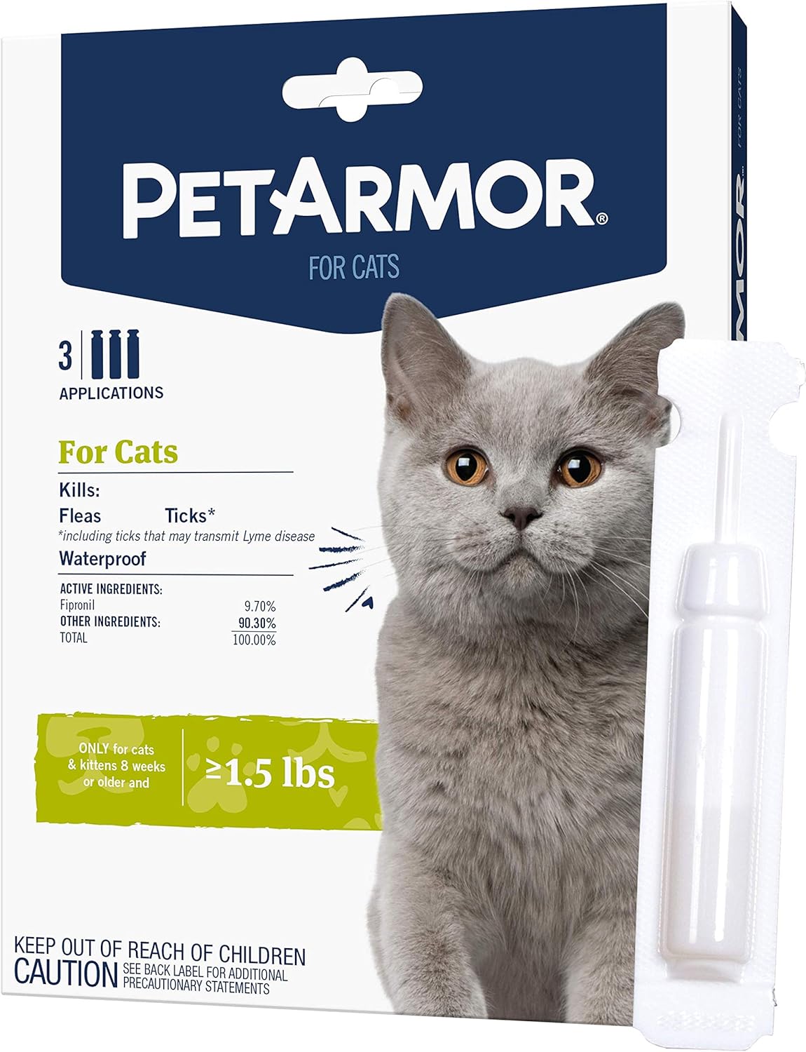 Three month supply topical flea applicators for cats