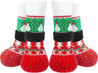 EXPAWLORER Anti-Slip Dog Socks,Dog Boots&Paw Protectors to Prevent Licking,Dog Shoes for Hot/Cold Pavement, Double Sides Non-Skid Traction Control on Hardwood Floor for Senior Dogs - Image 12