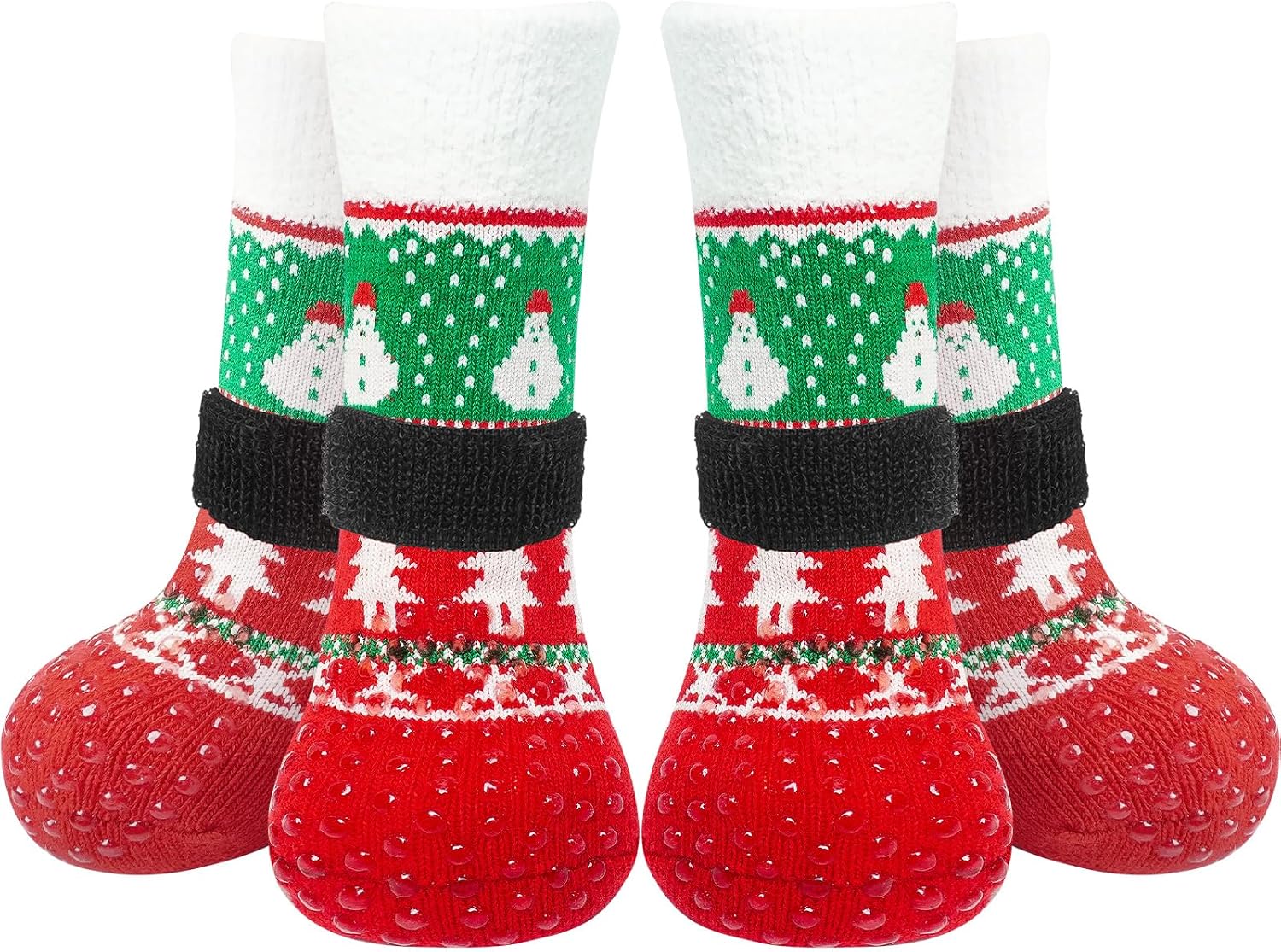 EXPAWLORER Anti-Slip Dog Socks,Dog Boots&Paw Protectors to Prevent Licking,Dog Shoes for Hot/Cold Pavement, Double Sides Non-Skid Traction Control on Hardwood Floor for Senior Dogs - Image 12