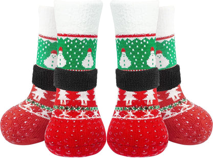 EXPAWLORER Anti Slip Dog Socks to Prevent Licking Paws, Dog Shoes for Hot Pavement, Dog Booties for Small Medium Large Senior Dogs, Traction Control Boots & Paw Protectors for Hardwood Floors - Image 15