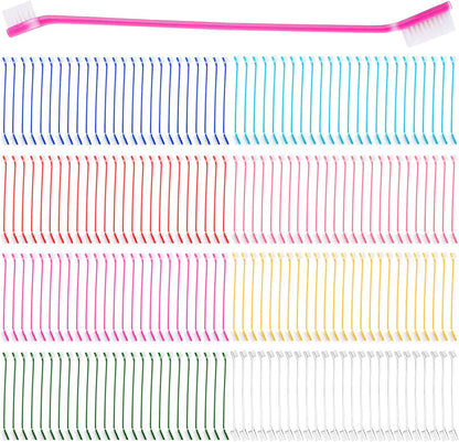 Nuogo 200 pieces dog toothbrush bulk kit front view