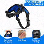 Copatchy no pull dog vest showing top control handle