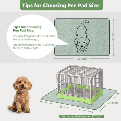 Close up of absorbent texture on Loobani puppy training mats