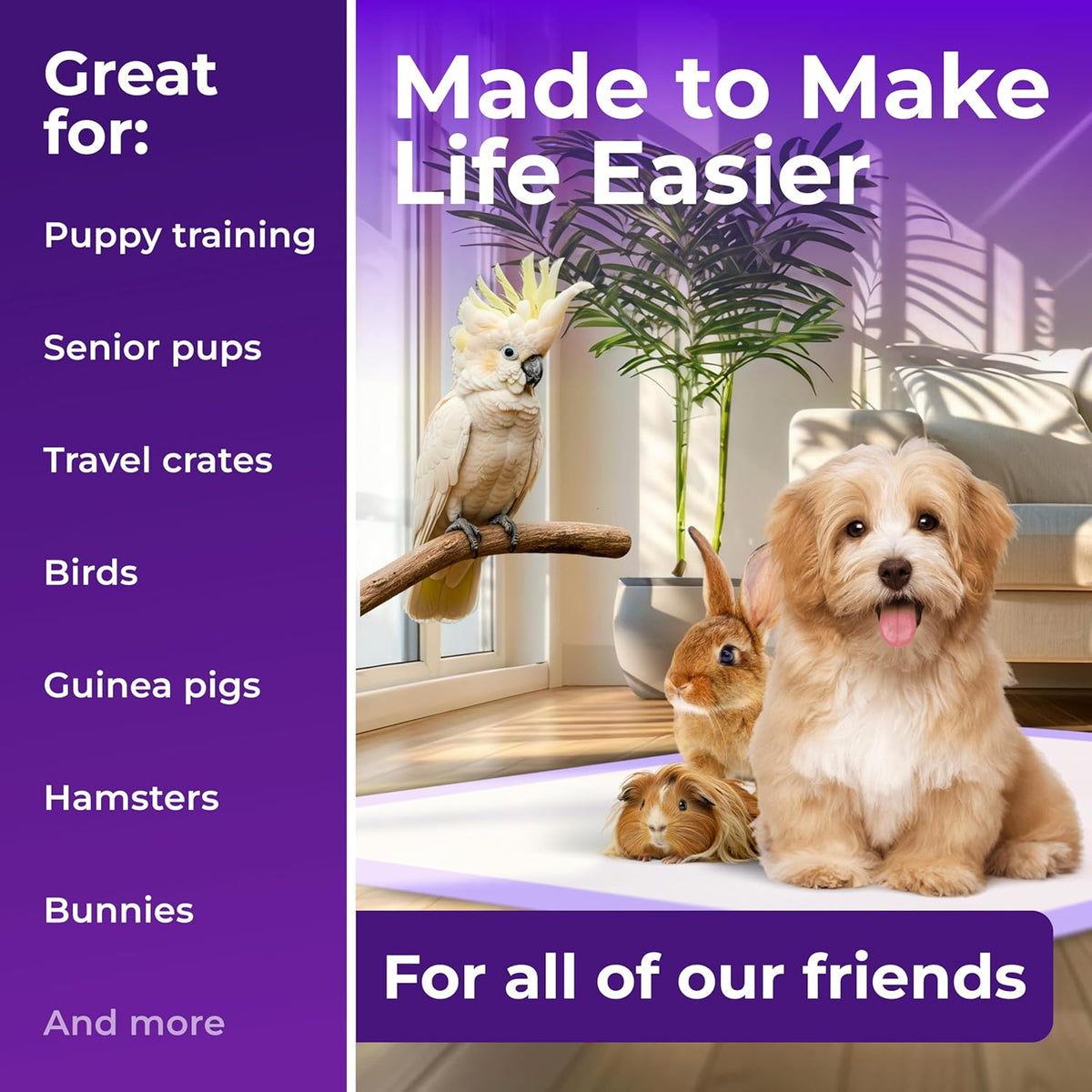 Green Lifestyle pads used for puppy crate liner