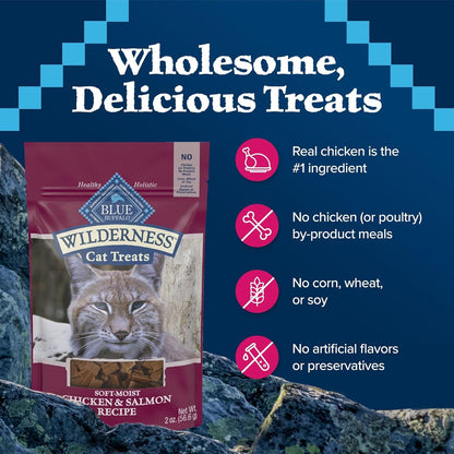 Blue Buffalo Wilderness high protein cat treats nutritional information