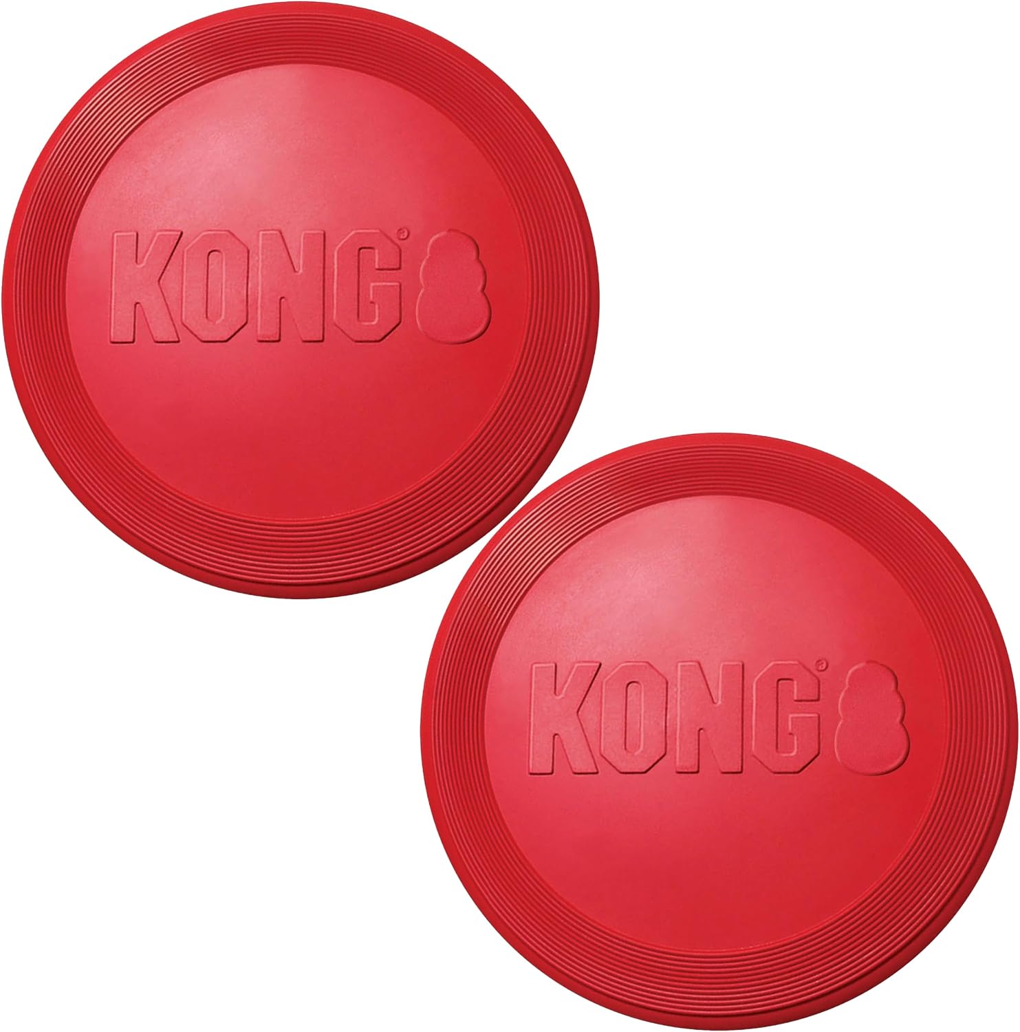 KONG Flyer - Durable Dog Toy for Outdoor Playtime - Natural Rubber Flying Disc, Dog Toy for Fetch - Safer Disc for Healthy Activity - for Medium/Large Dogs - Image 11