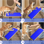 Dog Scratch Board Large Scratching Pad Multi-Functional Trimming Tool Alternative to Dog Nail Clippers and Pet Grinders Pet Nails Care for Dogs&Cats,Interactive Grooming Tool - Image 9