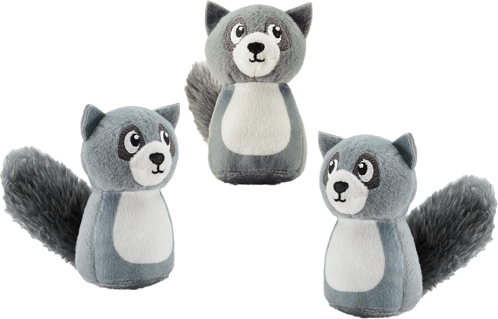 USA imported Outward Hound squeakin squirrels three piece pet toy set