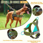 Lukovee adjustable padded pet vest showing reflective stitching and chest clip details
