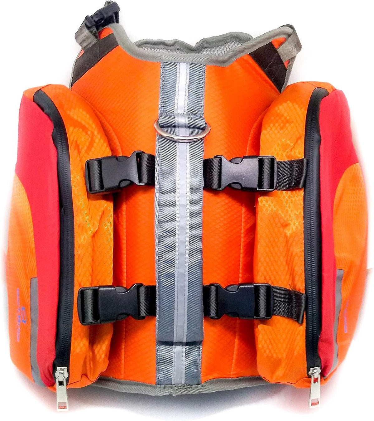 Bark Brite dual purpose dog swimming vest with heavy duty chest buckle placement