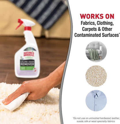 Nature's Miracle Skunk Odor Remover with Lavender Scent, 32 Fluid Ounces, Removes Skunk Odors On Fabrics, Clothing, Carpets And Other Surfaces - Image 9