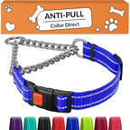Packaging display of the authentic USA imported pink CollarDirect martingale dog training collar