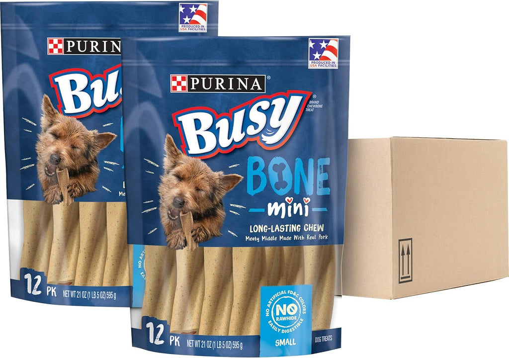 Purina Busy Made in USA Facilities Small Breed Dog Bones, Mini - 20 ct. Pouch - Image 13
