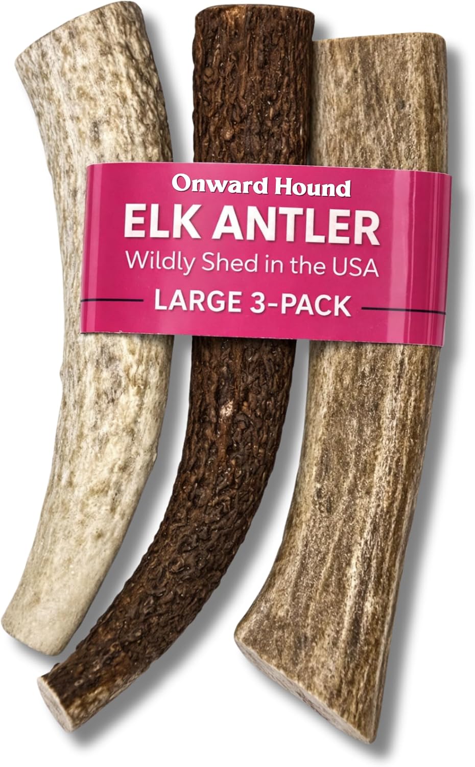 Onward Hound Elk Antlers for Dogs, 6 Inch+ Medium Whole Dog Antler Chew, Natural Long Lasting Dog Chew for Aggressive Chewers, Single Ingredient, Low Odor No Greasy Mess, Made in USA, 1-Pack - Image 11