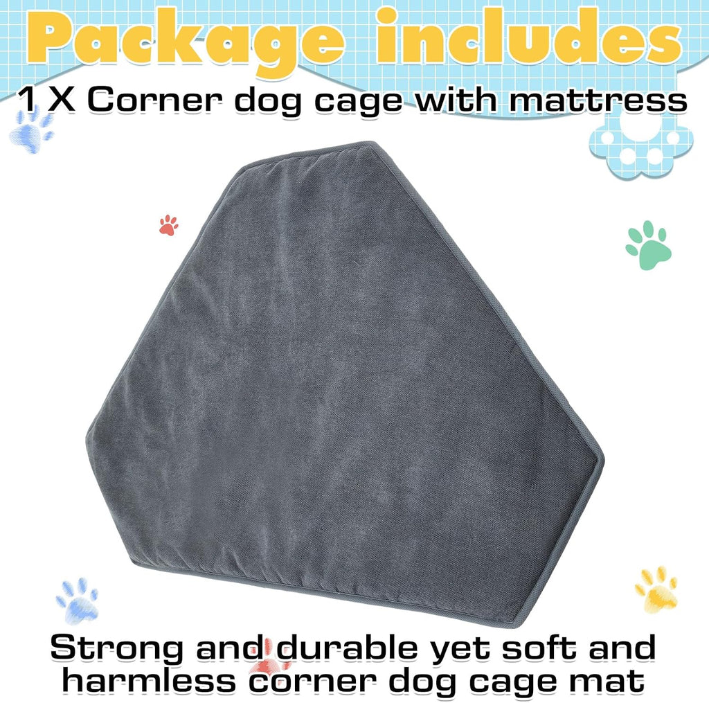 Pet resting on CroBlissful corner kennel sleeping mat