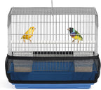 Breathable white mesh skirt showing airflow for indoor bird cages