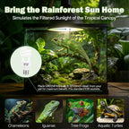 Two pack of tropical reptile fluorescent bulbs for turtles and lizards.