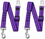 Dog Seat Belt 2Pcs, Retractable Pet Car Harness, Adjustable Dog SeatBelts for Vehicle, Nylon Pet Safety with Elastic Bungee (Black) - Image 13