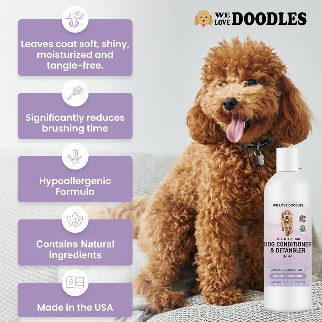 We Love Doodles soothing dog lotion treatment for sensitive itchy skin