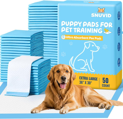 Dogcator extra large dog pee pads fifty count package front view showing premium pet training supplies.
